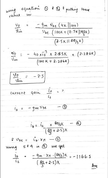 using equation of puthing they ni value vo Vie - Im Voe (4k|110k) Ube (look + (2.5k|190K) (a.sk 11 8093 ) 40 x10 x 2105k x (2