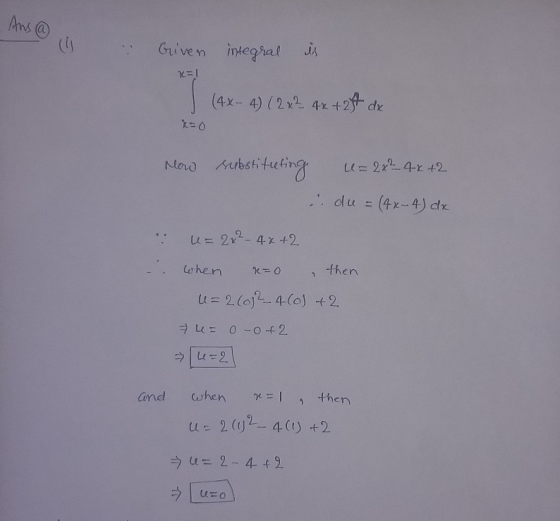 .. Guven meghal J. 4x 4) (2x42 dx Noro bstituti ehen ofhen and when , then