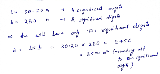 la 30. 20m m be 280 4 signiticant aligita - a significant digits will have only two significant digito And 8456 lab = Az 3012