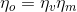 \eta _{o}=\eta _{v}\eta _{m}
