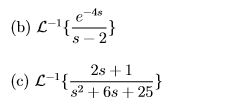 (b) C-H9_2 2s +1 (c) L-{ $2 + 6s + 25 }