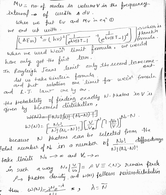 When + 1- which is (e hulkT1) blanckh formula. we would ou In Rayleigh Mu= no. of modes en volume w in the frequency interval