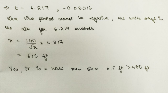 а) t = 6. а11 - О. oъб 16 2 since оа &ация in time period cannot be negarine, you the air 6.2 1949 Орлоо ) 40 Sa x 6.2 13 615