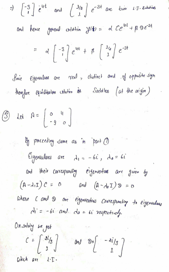 3t are two T-8lutis and and hene geneu lutiyt) d Ce BDeat ut e -3t -3 distine Ond opposite sign read Pmieegenales ve Seelales