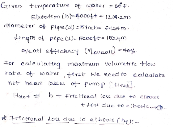 rven temperature de a meter of Pepe (d):万inch = 0.12 m e.n voatertict We need to ealcalats rot e net head to.ce es otp m f LH
