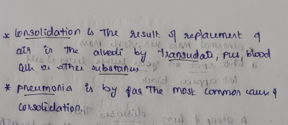 (0nsolidation ts The aesulk Sreplaumut 4 blood alveoli by ansudat, pu no de2 hr ain n the Quh ou theRA subatanu pneumonia is