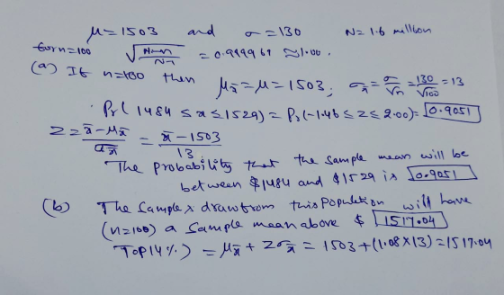 M=1503 Na 1.6 million forn=100 (a) It natoo and a=130 = 0.9999 69 lub then Mazu=1503; Ga Formosa Pol 148u sas1529) = Po(-1.48