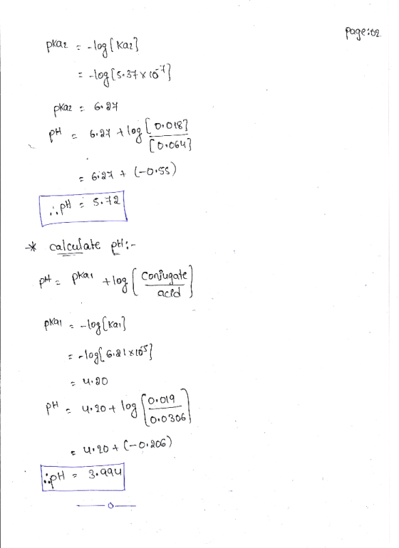 logkar Lgίεεηνισς) pla fagez02 Σ Pίa , 6.9Η ρΗ 6,2x 4l0g1Όνοι() C S.12 . ρή Calculate pti;- ΡΗ pίαι 4 Confugate acid 6.81γ Σ
