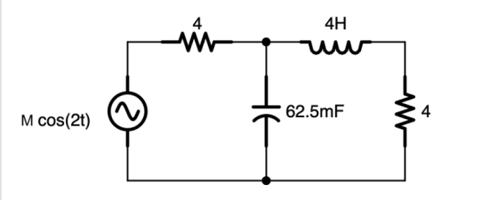 4 4H 62.5mF + 4 M COS(2t)