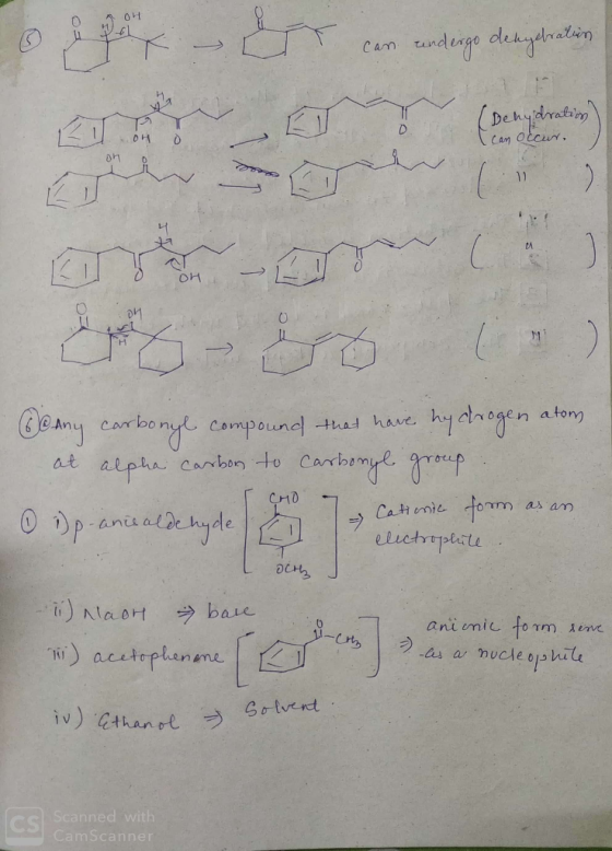 Can anduge degdran Cay C 11 MT Any carbonyl compound thal have hy ahegen atong alpta corbin to Cabemerep at Catiunie form ele