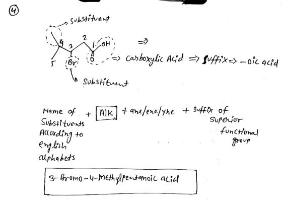 substituent Foto © --=> carboxylic Acid => guffix=) - oic acid o substituent + ane/ene/yne + Name of. + TAIK Substituents Ac