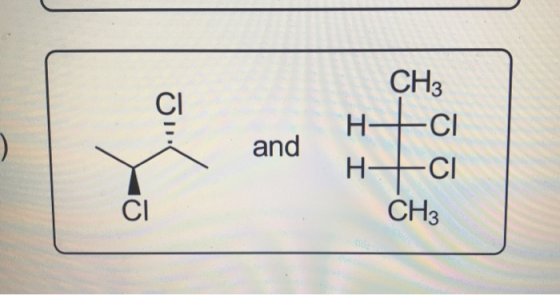 CH3 CI Htci and Htci CH3 CI