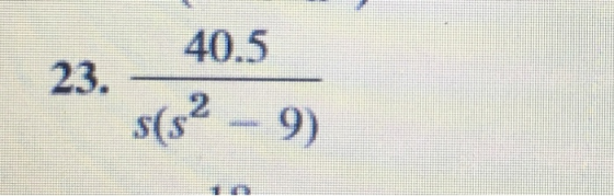 40.5 23. s(s2 - 9)