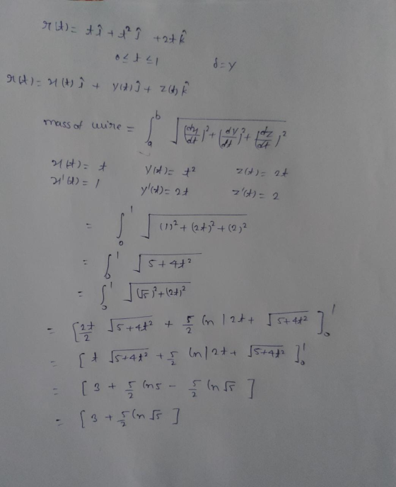 rH) = it ? t t } tath OLALI It=21 (t) i + yiti ht zhr day mass of uure - mass of wire o eine gute 1H)= t 10 = 1 y lat)= +2 y