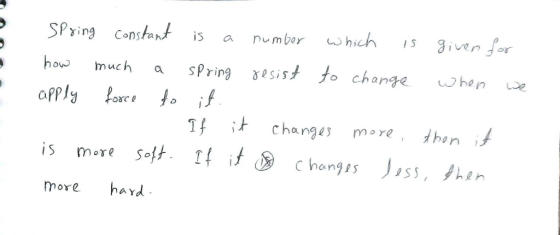 SPying Cons is a numbor hi hou much a Ping esist fo change hen AC OSce If i changes more, than ,t is mo Sott. 1 more haYd