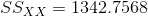 SS_{XX}=1342.7568