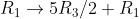R_1 ightarrow5R_3/2+R_1