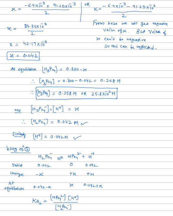 -6.9x103 + 91.25x163 | OR -6.9x103_91-25 x 7o3 = - x= 84.358103 2 from here we will get negative - value ofx. But value of re