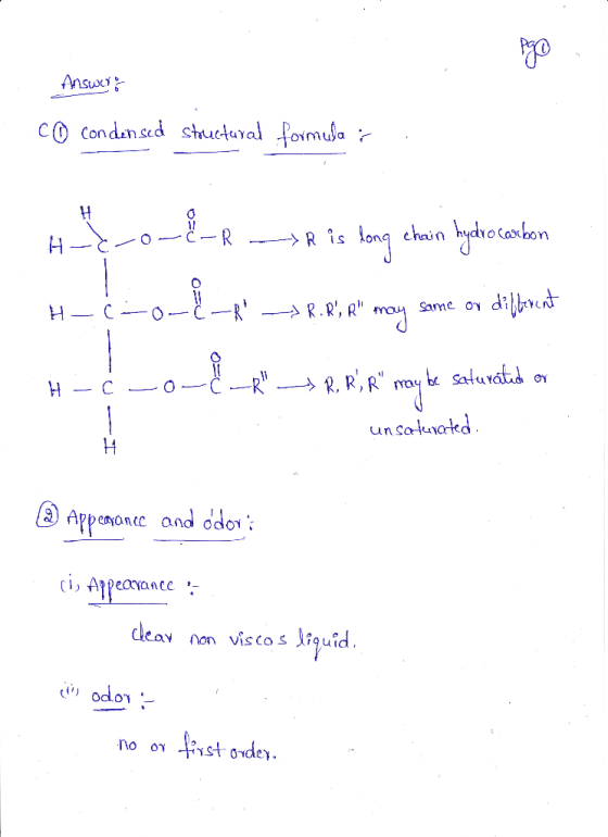 Answer: co condensed structural formula : . H E-0--R ---A is kong choin hydrocarbon éto => . moy some on dilbrent H-Loir-R. E