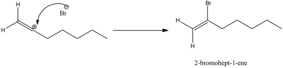 HT
2-bromohept-1-ene