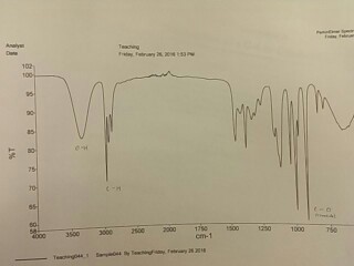 Finding the structure of the ester from the follow