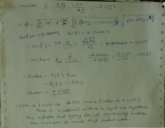 considler 恫 86I 2-9-94 #3 sd (d): 31.54 40459 31 544 -P(t-0 8137) these is insulivent evidene to sej eetnul hy pothesis This