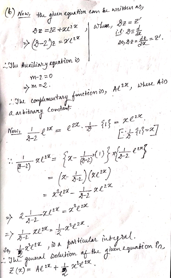 (9) Now, the given equation can be written as, I where, Dz = 2 Oz = 22 +212x Lil Sant 2010-2)2 =X122 150,222 = 21. Ilu Auxili