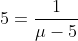 5 - 5