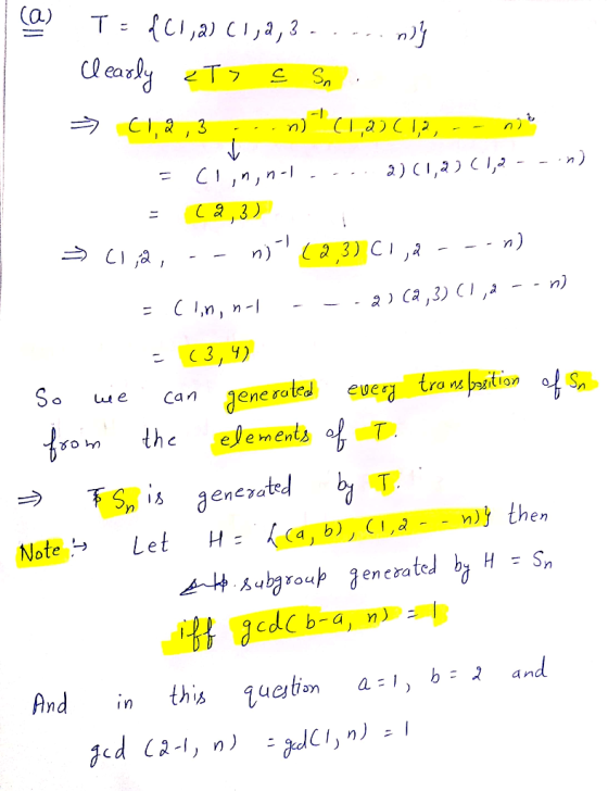 T = {(1,2) (1,2,3 -.-.no clearly ZT> ç Sn. → C1,2,3 --.m (1,21(1,2, -- noto = Clinin-l.....2)(1,2)(1,2-cin) = (2,3) → C1,2, .