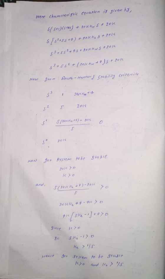 Here characteristic equalon is given by, S(5+1)(ST4) + 20kk4S+20k. +2015. 5+9) + 20kks 83455² +45 + 2016 4S + 2016 3+582 & (2
