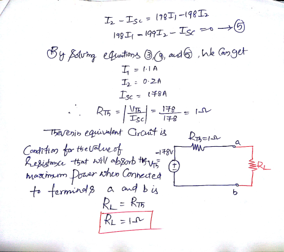 Iz - Isc = 198Ij-198 Iz 198. I, - 199 Iz - Isc =0 - 5 we can get By Solving equations 3,09, and I - PIA Iz = 0.ZA Isc = 148A