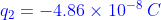 g-=-4.86 × 10-8 C