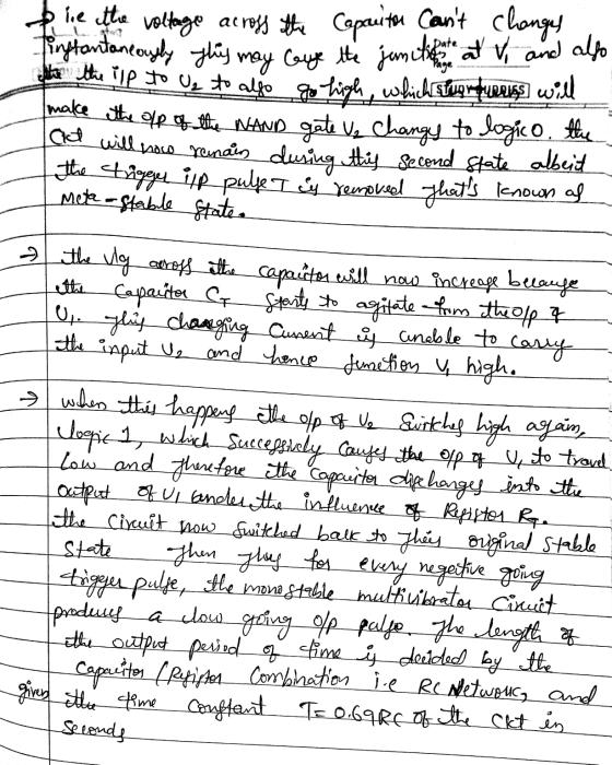 le the voltage across the Capacitor Cant changes Penytantaneously this may cause the junctionalities and V and also the the