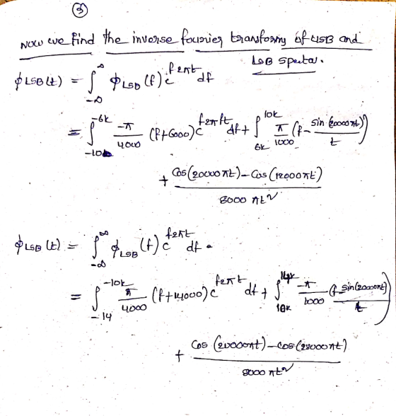 Nou cue find the inverse founiey transforming éif uses and Le spectar. f PLSBLt) = f Polt) i fent of 4000 Ek 1000 , e -lo +