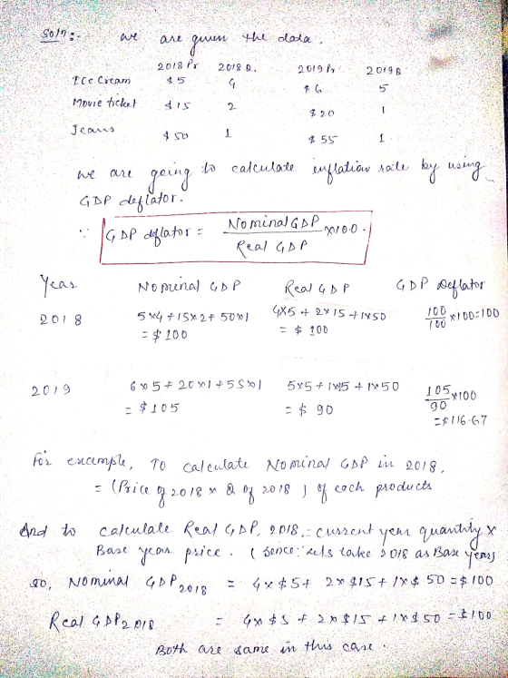 Soin: the dala genen м 2018 Pr 2019 A 2018 Q. 4 20190 Doc Cycom Movie ticket 2. #20 1 Jeans $50 1 $55 1 going tə calculate in