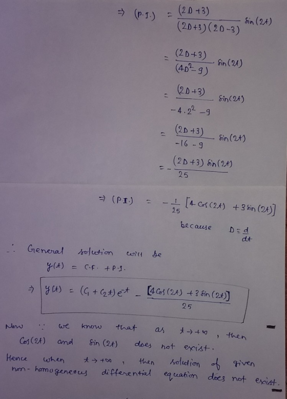 (p. 1.) = (2D+3) - (20+3)(20-3) Sin (24) (2D+3) (4D²-9) Sin (24) (2D+3) Sin (24) -4.2² -9 (2D+3) Sin (24) -16-9 (2D+3) Sin (2
