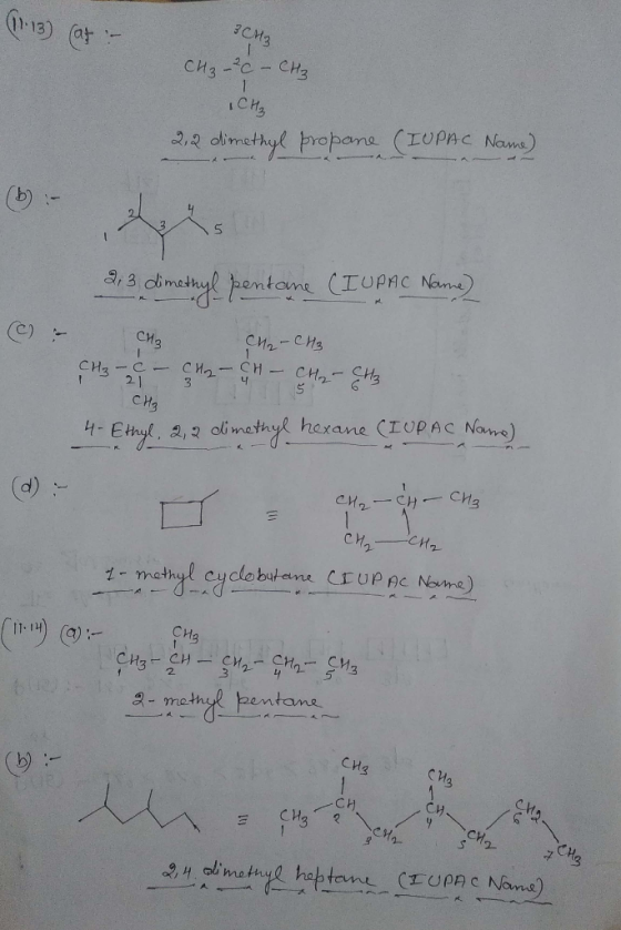 CM3 CИз -?с - 1 CH3 iCH3 2,2 dlimethyl propane (IUPAC Nome 3 dimethyl entame (IUPAC Nan СИa - СHs сиз CHa-C CH-CH- CH 3 ч 2 1