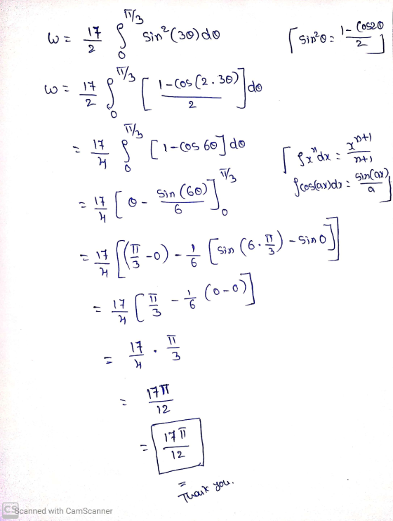 17 Fly sin² (30) do - دیا 0250) - os Sin²o = 2 17 h 0p(2.309)da 59 C1-0360) d 17 게 s Sx dx = nt) Ty ant froslaydı : Sincan a