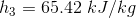 h_3=65.42\ kJ/kg