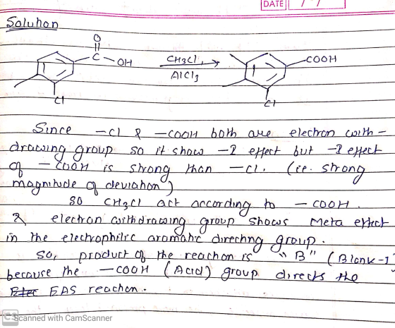 DATE Satuhop -cooH TKC-017 снgcli, Alch et Since -c o -cool both are electron with a drawing group so it show -2 effect but -