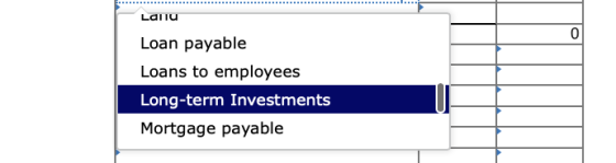Laulu Loan payable Loans to employees Long-term Investments Mortgage payable