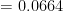 =0.0664