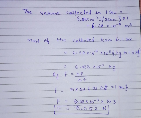 The Volume collected im 1Sec 1 2 -6 38 X 10 m3 the callected raum in1 Sec M=VXd 638X10 -1 3 At MXAVau At -Sec O52 N 13