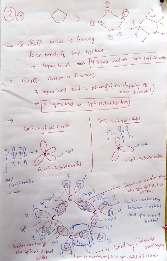 2003 си I . - - ® ,@@ carbon ip forming ☺ four bond of single type bond ire Sigma bond. 4 Sigma bond > Sps Hybridization O Ca