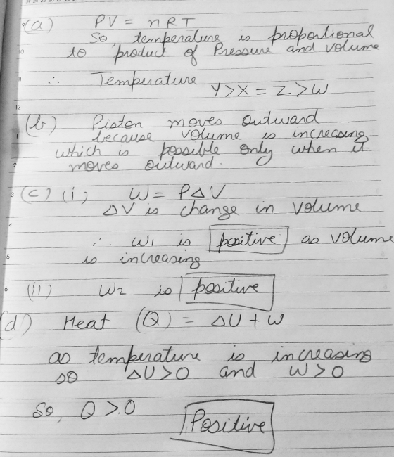 10 21 12 Piston because possible only increasing 2 3 PV = nRT so temperature is proportional to product of pressure and volum