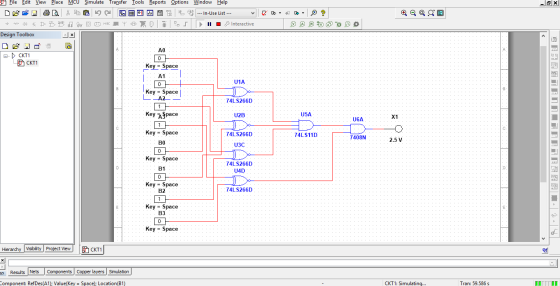 X 14 @@@@ File Edit View Place MCU Simulate Transfer Tools Reports Options Window Help LBB 0 6 % E & 2 画画圆圈曾」曾 --- In-Use Lis