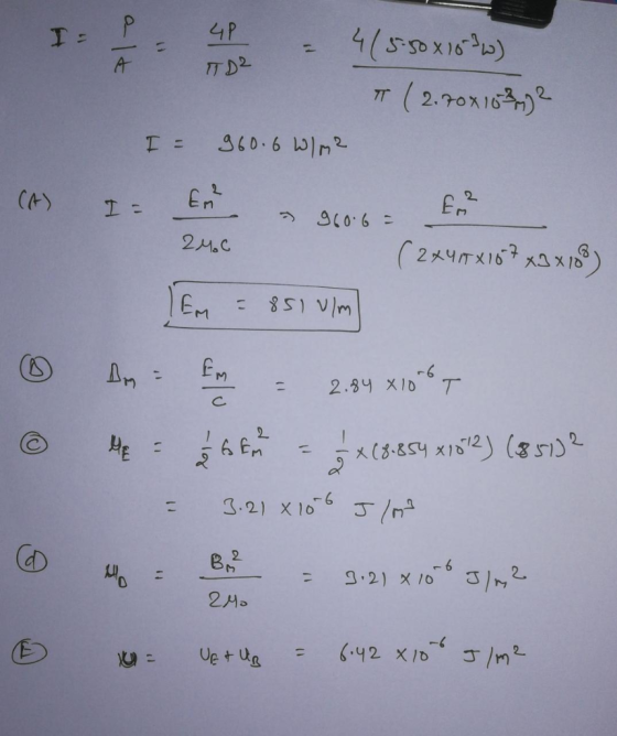 4P 4(550X16) A TTD2 T (2.7ox163)2 360.6 WI72 I = I = 2M.C (2x4TX16 EM 2.84 X1D x(8-854 x1812) (3 si) 3.2) X 106 J/n B 2 6 I.2