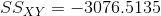 SS_{XY}=-3076.5135