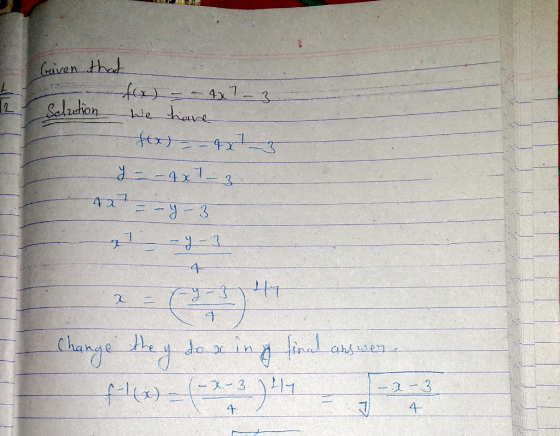 Griven that fex) = -477_ Solution we have (x) = – 9x - 3 – – 4 x 7 3 -y-3 & 9-3 & 9- 31 Change they do xing final answer. cal