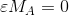 \varepsilon M_{A}=0